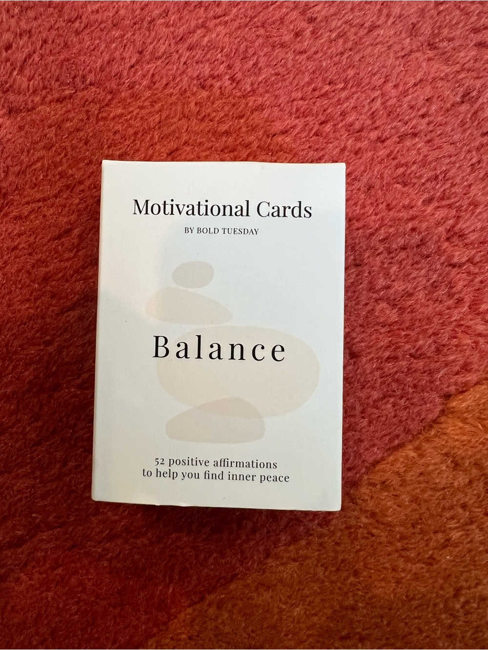 Balance Motivational Cards – White